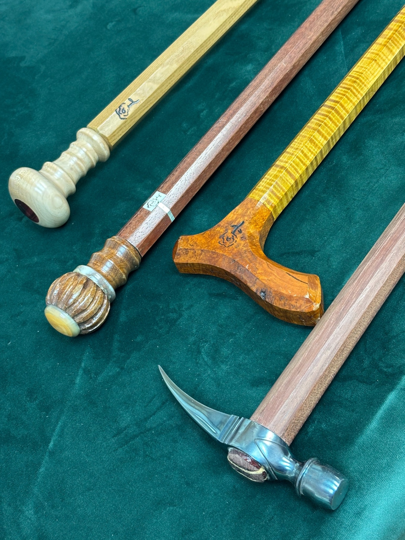 Hand-Turned Walking Stick