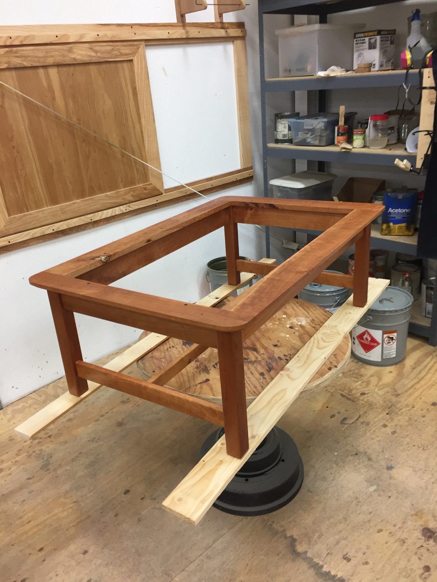 Cherry Table Frame