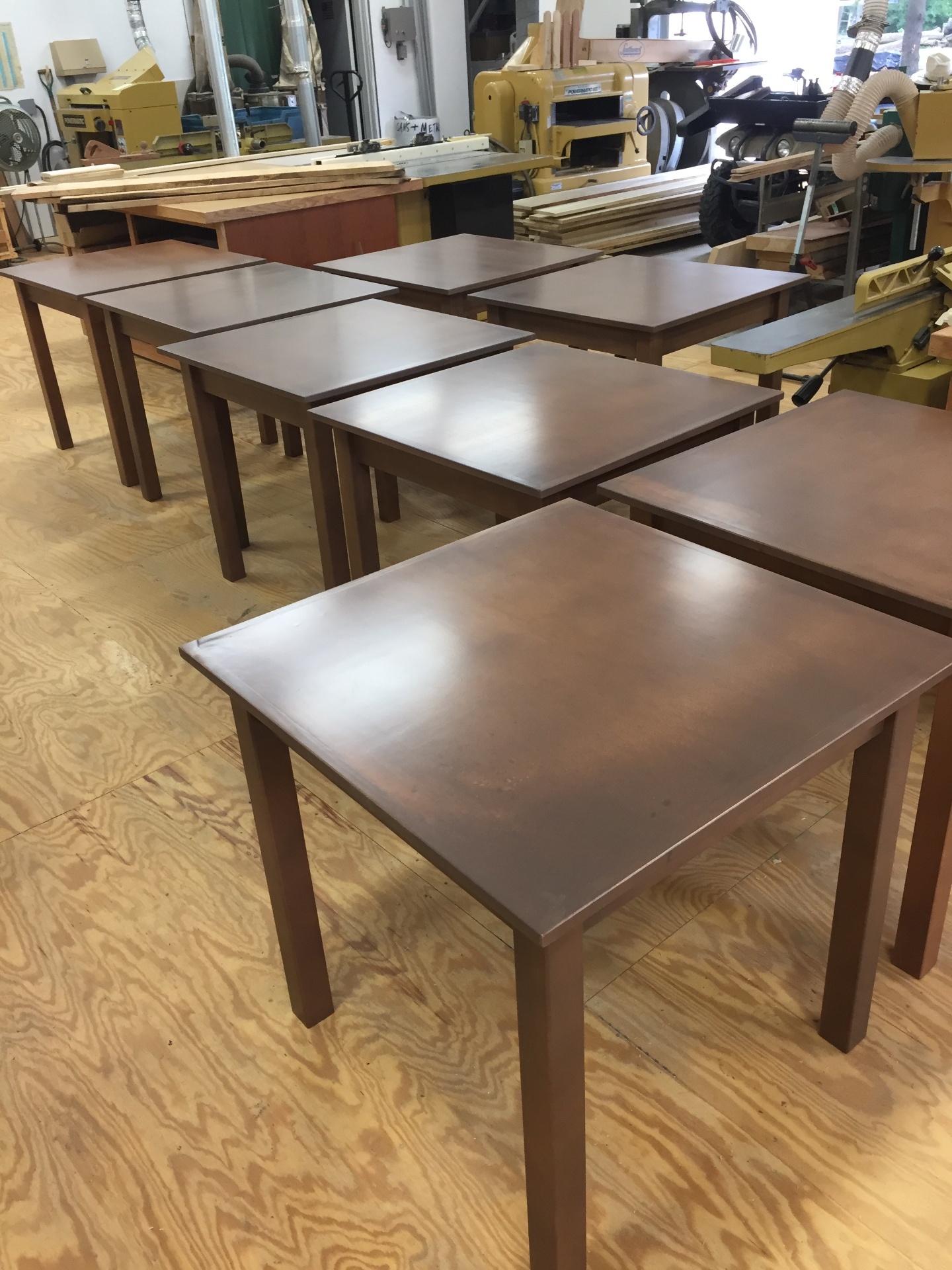 Church Table Production Run