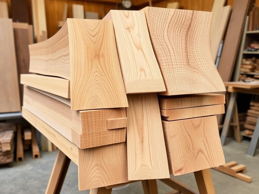 Oak hobby wood boards