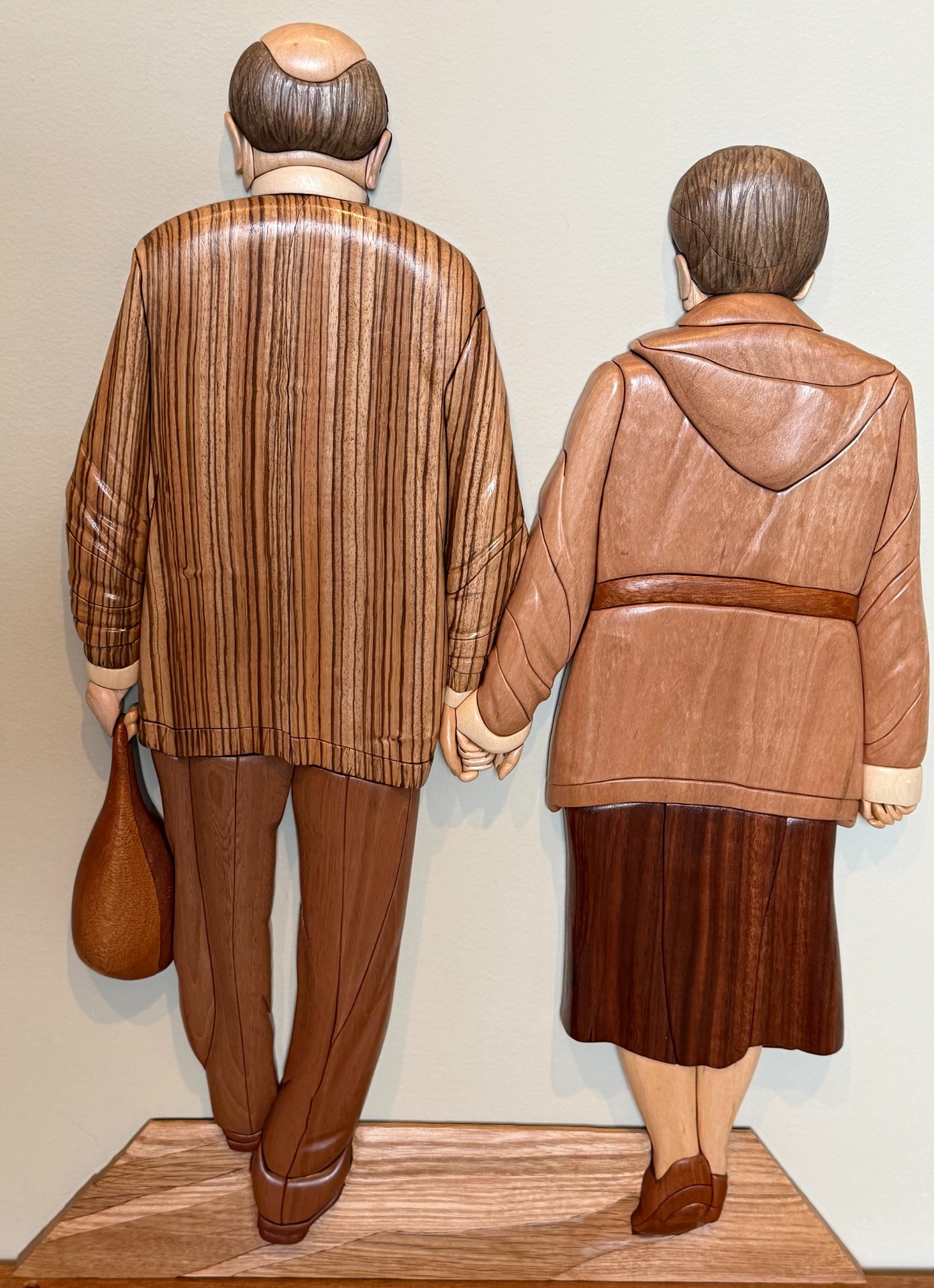 Life's Journey — Intarsia Portrait