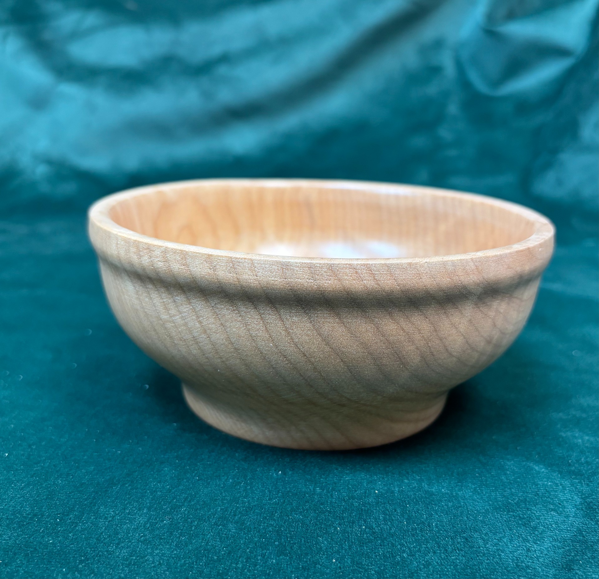 Turned Maple Bowl