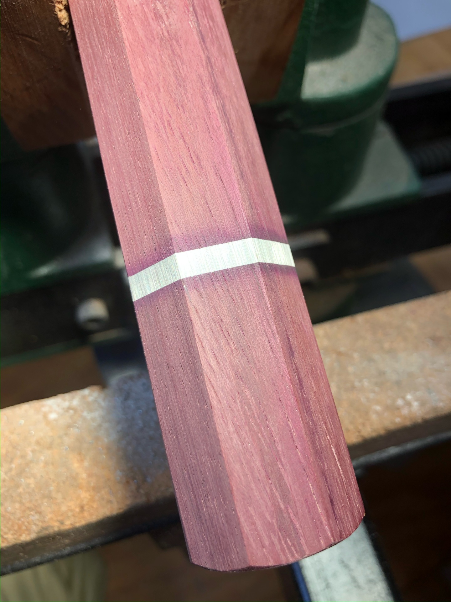 Pewter Inlay Detail