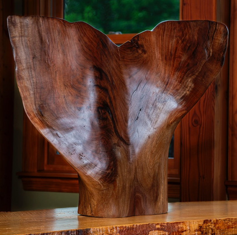 Walnut sculpture