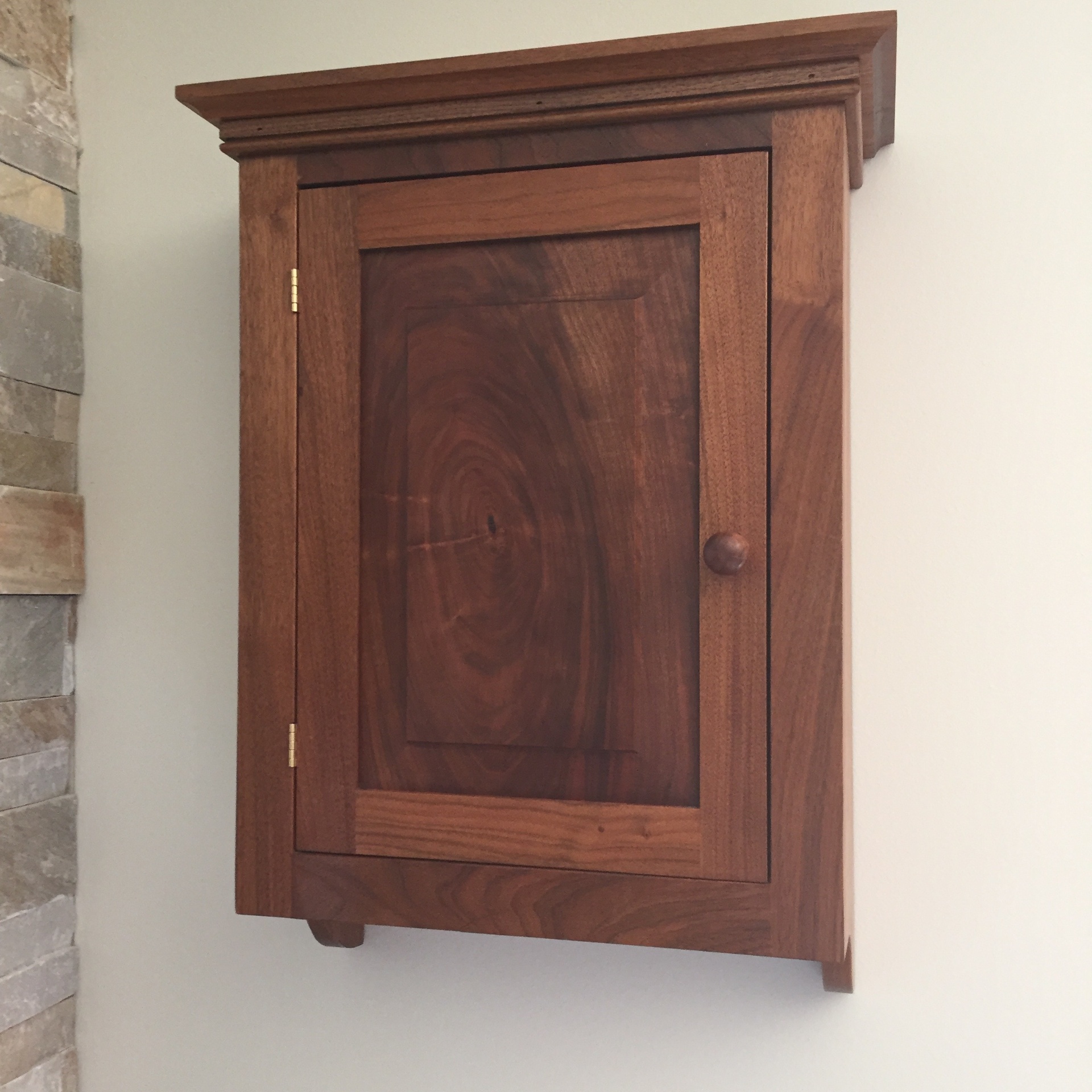 Walnut Wall Cabinet