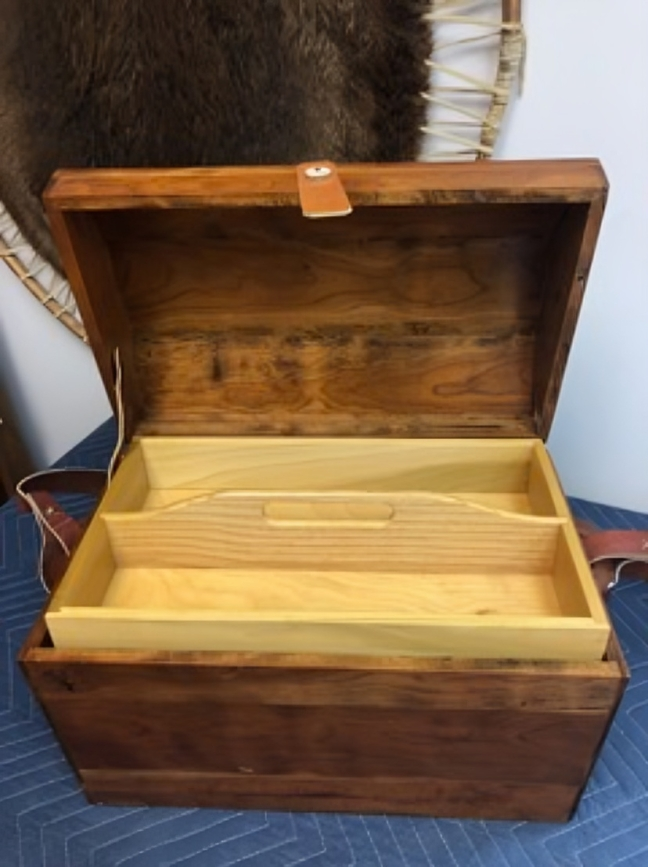 Cherry Black Powder Shooting Box